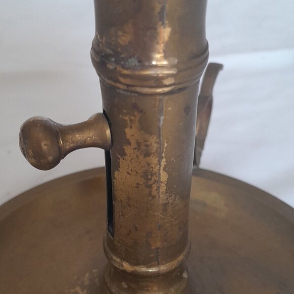 VTG Brass Chamberstick Candle Holder by "India Exotics" - Picture 6 of 6